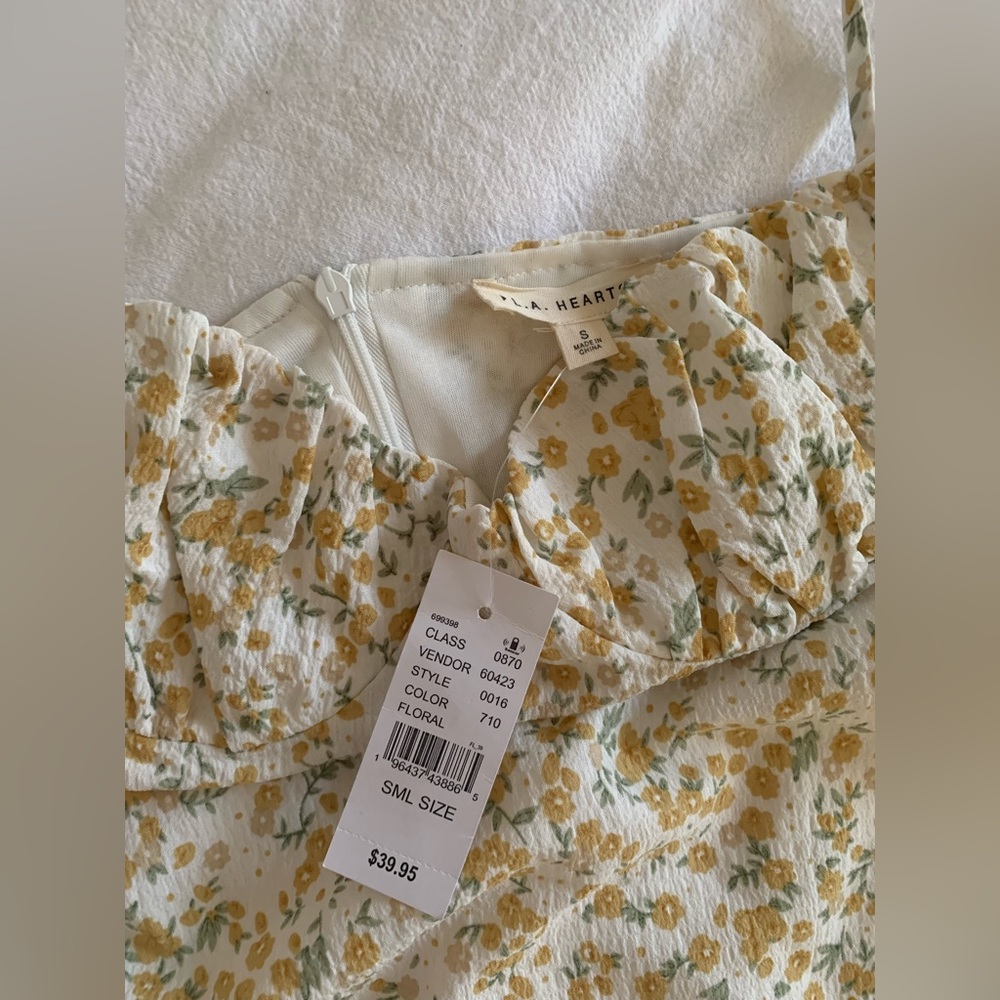 L.A Hearts yellow dress
